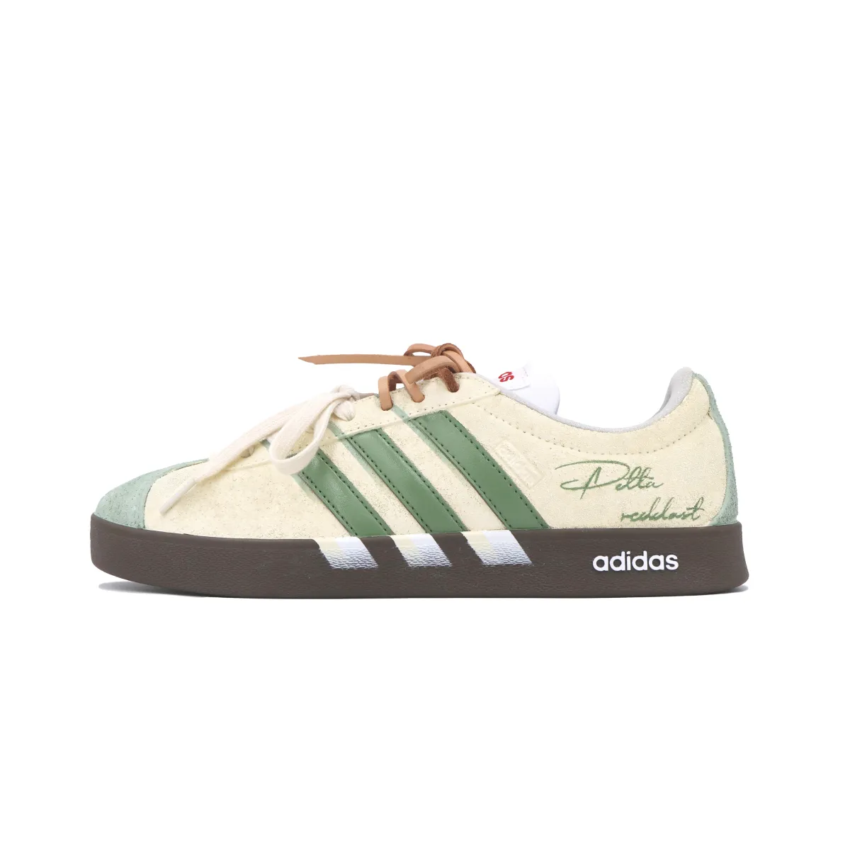 Adidas VL COURT 2.0 Low top Skateboard Shoes Unisex Light Green