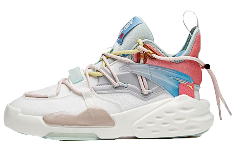 Anta Bastard The Palace Museum Collection Mid top Casual Shoes Women's Blue Pink