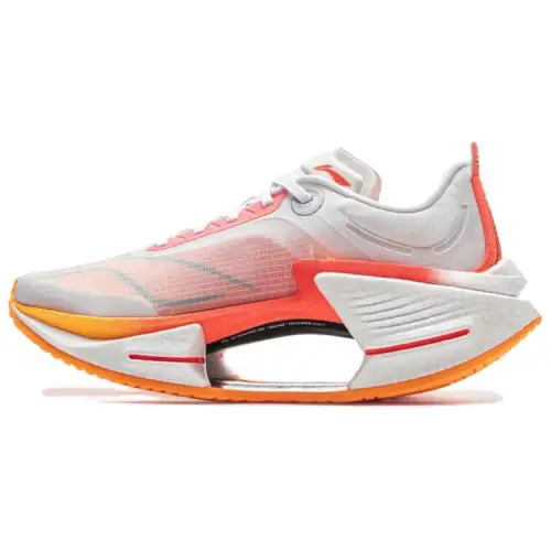 Li Ning Shadow 3 Essential TPU Low top Casual Racing Running Shoes Men's White Red