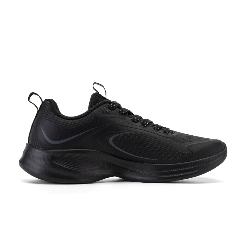 XTEP Comfortable Cushioning Breathable Low top Sprint Running Shoes Men’s Black