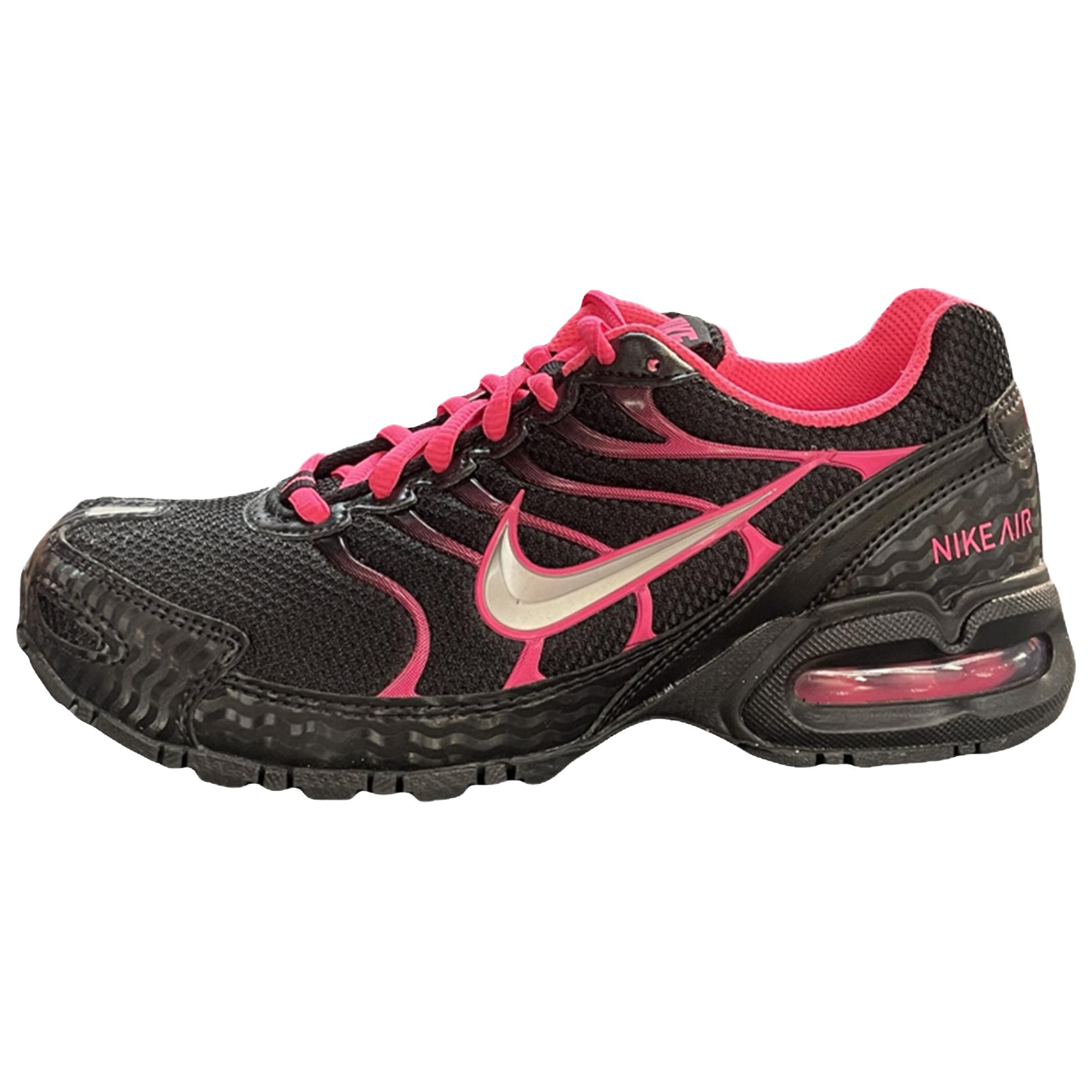 Женские кроссовки Nike Air Max Torch 4 (черно-розовые)