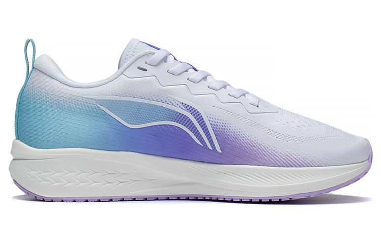 Li Ning Red Hare 6 Slip Resistant, Abrasion Resistant, Breathable Low top Running Shoes Women’s White Blue Purple