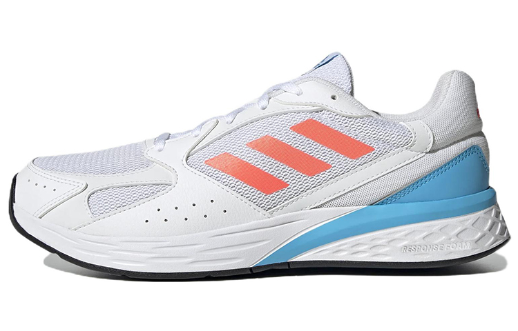 Adidas Response Running Shoes Men's Low Top White/Blue/Pink
