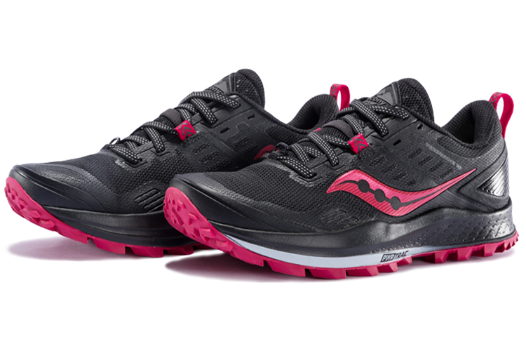 saucony Women’s Peregrine 10 Wide ‘Black Barberry’