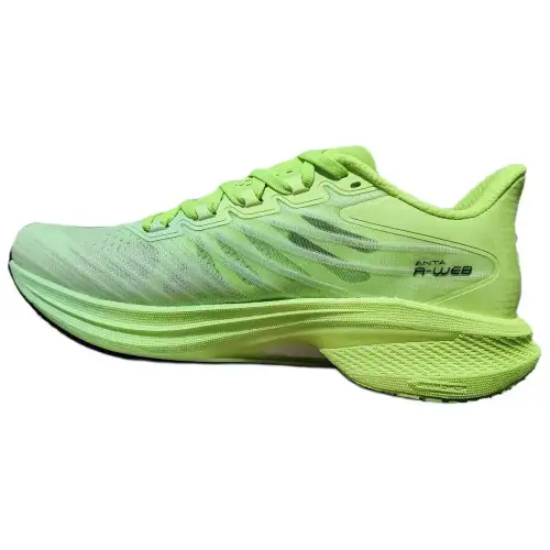 Anta Cushioning Slip Resistant Cushioning Slip Resistant Low top Casual Running Shoes Women's Green