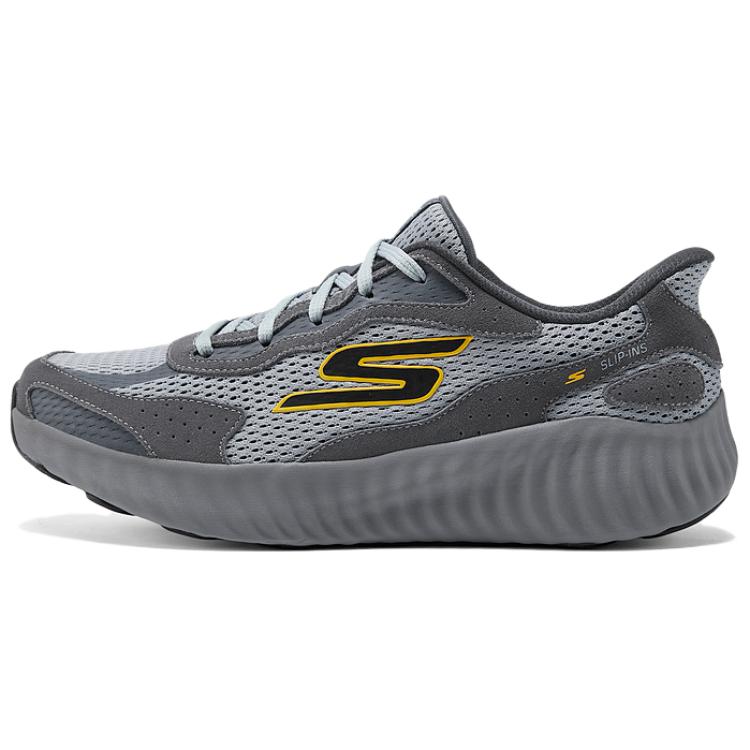Skechers GO RUN NOW Abrasion Resistant Breathable Abrasion Resistant Breathable Low top Running Shoes Men’s Gray