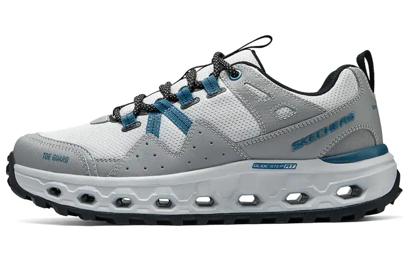 Skechers GLIDE STEP At Cushioning Low top Running Shoes Men's Gray