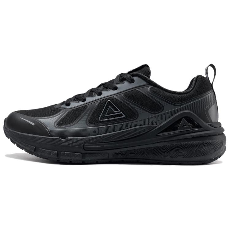 PEAK Cushioning Abrasion Resistant Support Low top Running Shoes Men’s Black Paloma Gray