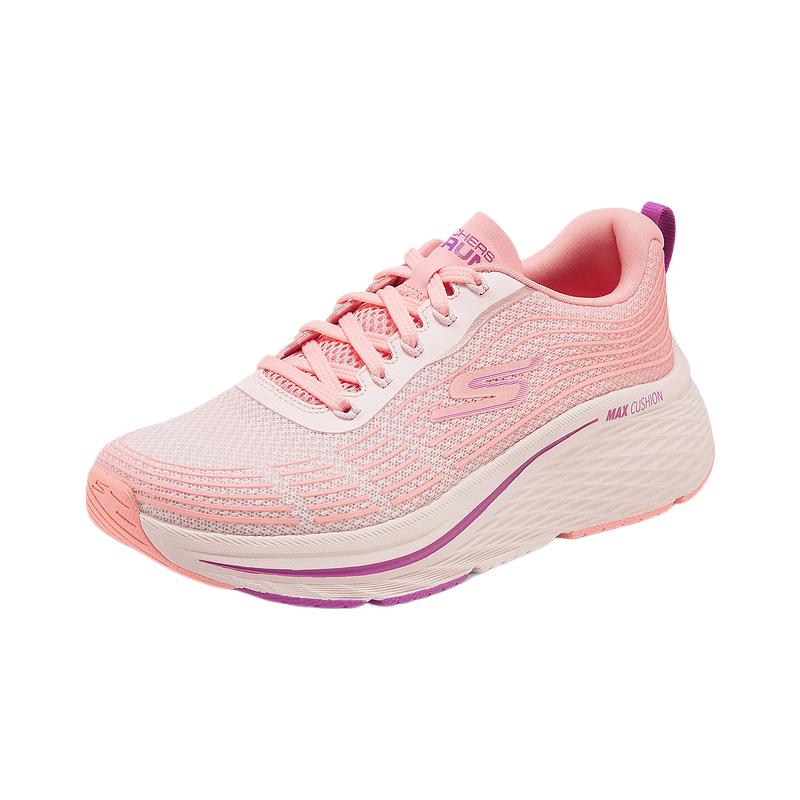 Skechers Max Cushioning Elite 2.0 Fashion Abrasion Resistant Low top Casual Running Shoes Women’s Light Pink