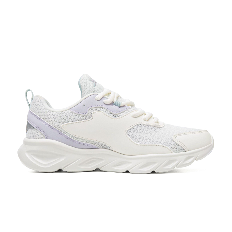 XTEP Cushioning, Wear Resistant Low top Running Shoes Women’s White Purple