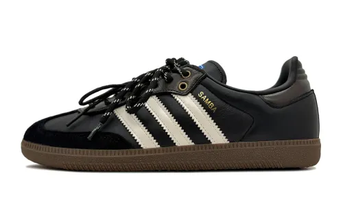 Adidas Originals SAMBA OG Slip Resistant Slip Resistant Low top Skateboard Shoes Unisex Black