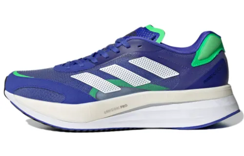 Adidas Adizero Boston 10 'Sonic Ink Screaming Green'