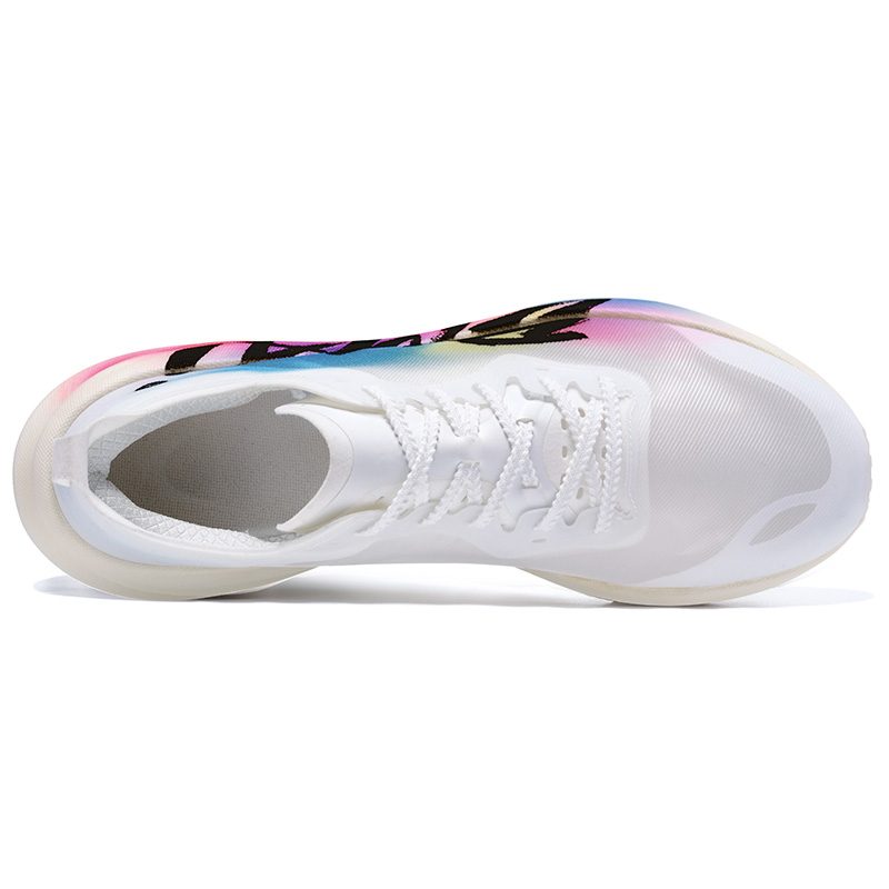 BMAI Jingtan 3.0 Turbo Low Top Running Shoes Unisex White Blue Yellow