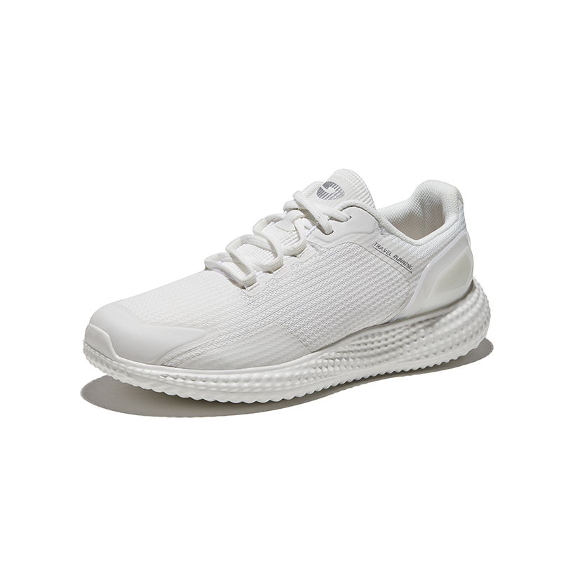 HOT POTATO Cushioning Abrasion Resistant Breathable Lightweight Low top Casual Running Shoes Unisex White