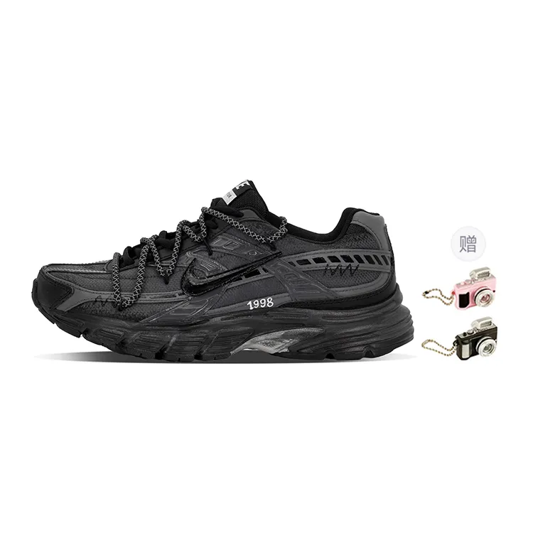 Nike Initiator Abrasion Resistant Abrasion Resistant Low top Running Shoes Men's Premium Black