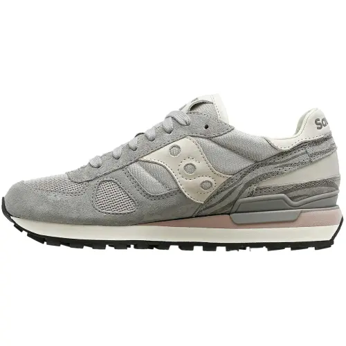Saucony Shadow Original Slip Resistant Abrasion Resistant Low top Casual Shoes Women's Gray