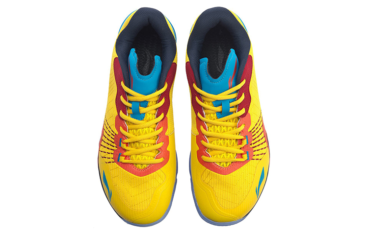Li Ning Low top Running Shoes Unisex Yellow Red Blue