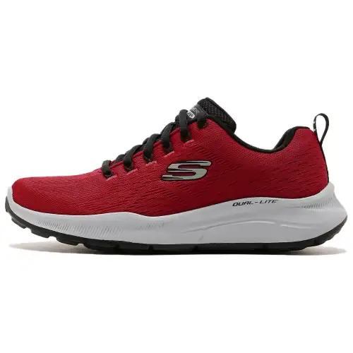 Skechers Equalizer 5.0 Abrasion Resistant Breathable Low top Running Shoes Men's Red Black