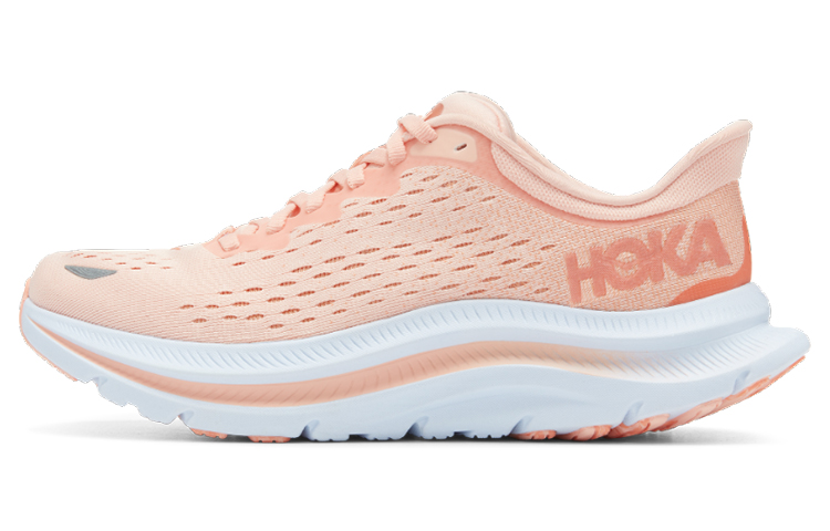 Женские кроссовки HOKA Kawana (бело-розовые)
