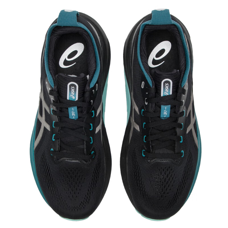 ASICS Gel Kayano 31 Abrasion Resistant Breathable Low top Marathon Long Distance Running Shoes Men’s Black Gray
