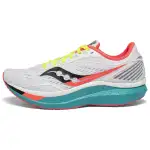 Saucony Endorphin Speed 1 Mesh Cushioning Slip Resistant Abrasion Resistant Low top Running Shoes Women's White