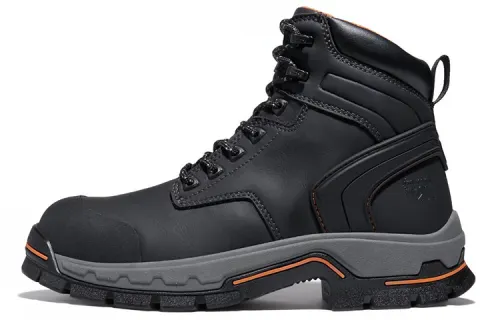 Timberland Stockdale 6 Inch Alloy Toe Work Boot 'Black'
