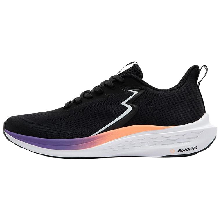 361° Low top Sprint City Commuting Running Shoes Men’s Obsidian Black White