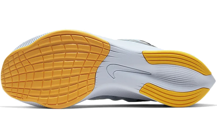 Кеды Nike Zoom Fly 3 (бело-голубые) — 白色/大学蓝/激光橙/黑 — фото 5