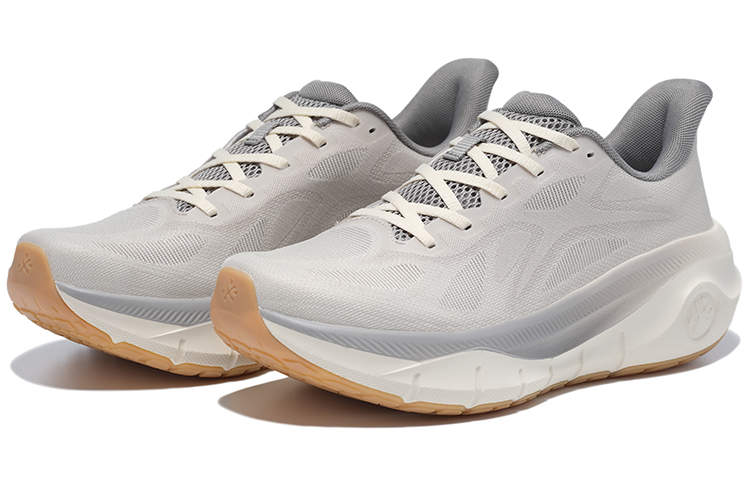 BMAI Expedition Thick Path EVA PEBA Blend Thickened Midsole Mid Top Running Shoes Women’s Mist Spirit Gray