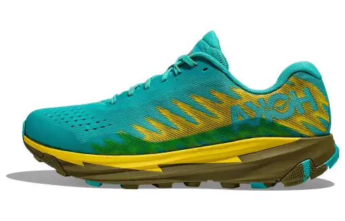 HOKA ONE ONE Torrent 3 Trendy Cushioning Slip Resistant Low top Running Shoes Men's Green