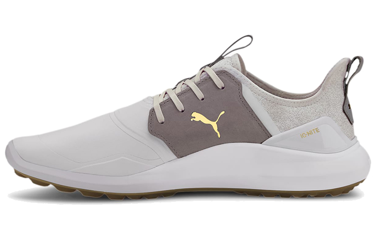 PUMA Ignite Nxt Crafted Golf Shoe White/Gold