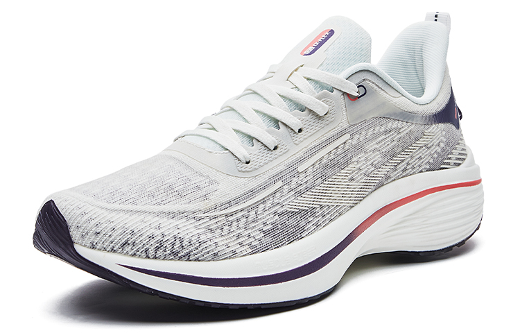 Erke Strange Bullet 3.0 Cushioning Abrasion Resistant Breathable Low top Running Shoes Men’s White