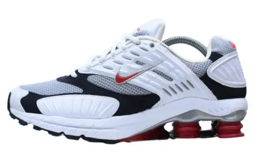 Nike Shox Fsm Metallic Silver Varsity Red