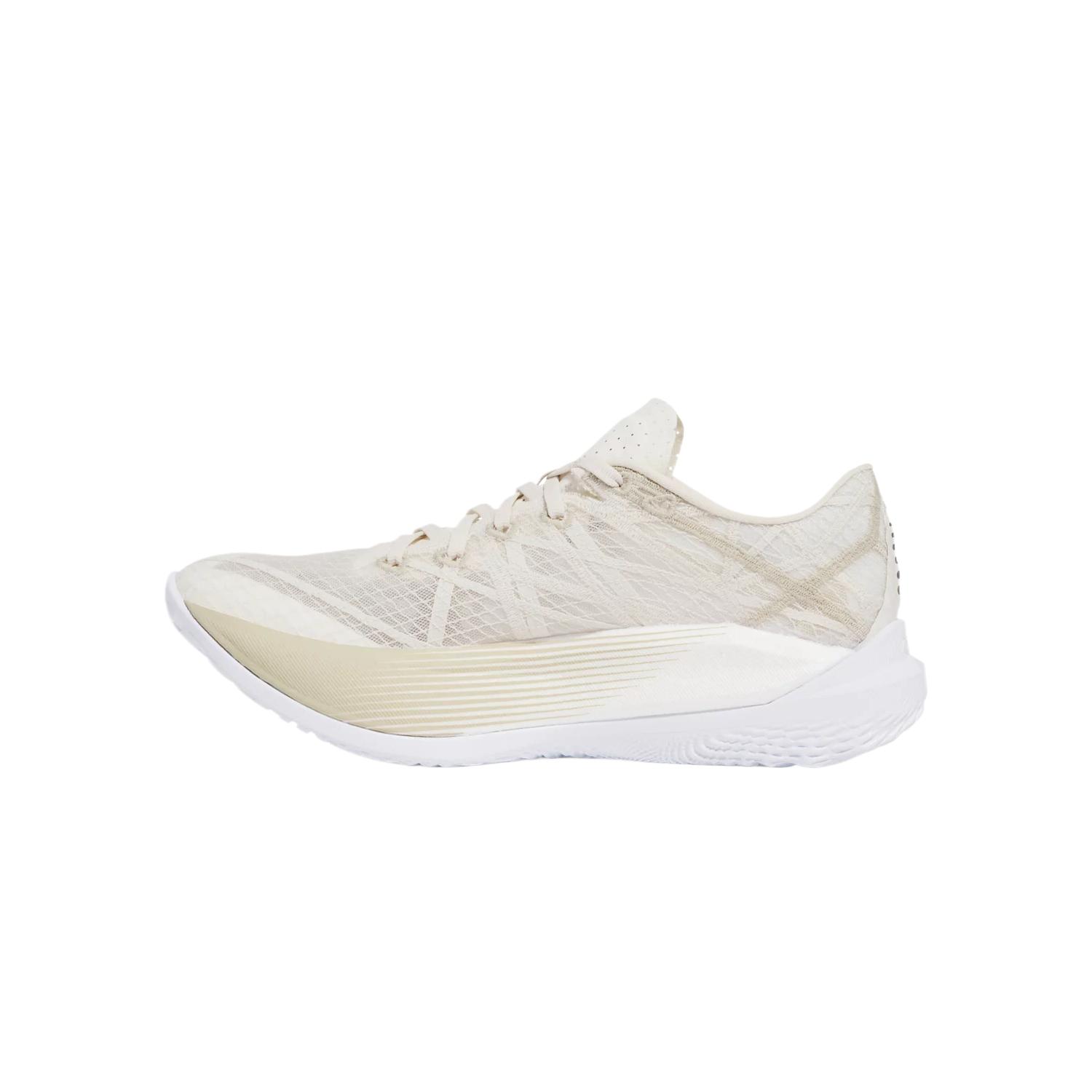 Under Armour Slip Resistant And Breathable Low top Marathon Running Shoes Unisex Beige