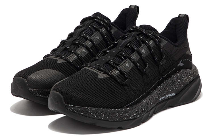 361° Fiery Fall Winter Abrasion Resistant Low top Running Shoes Men’s Obsidian Black/Smoke Gray
