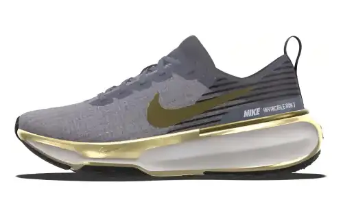 Nike Invincible 3 Cushioning, Wear Resistant Low top Running Shoes Women's Gray