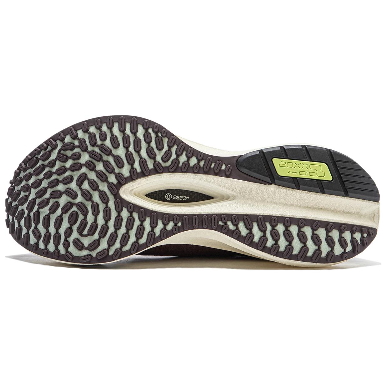 Li Ning Cushioning Slip Resistant Low top Running Shoes Unisex Umber Green