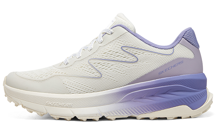 Skechers Relaxed Fit D’Lux Fitness ‘White Purple’ Women’s