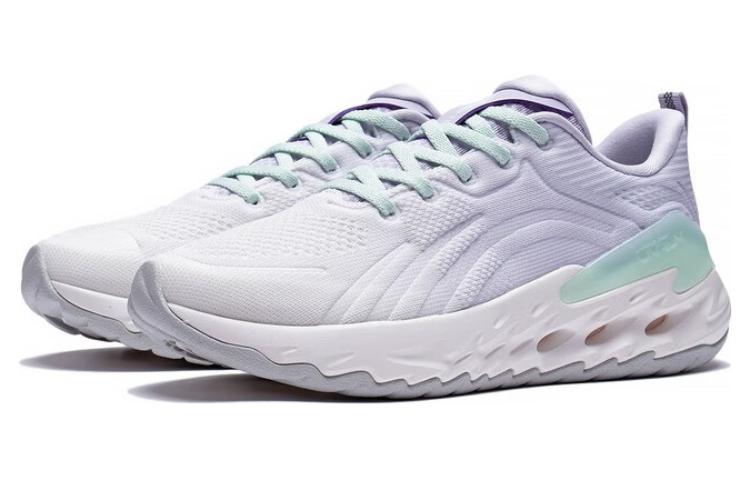 Li Ning Yuedong 1.0 Comfortable Abrasion Resistant Breathable Low top Running Shoes Women’s White Purple