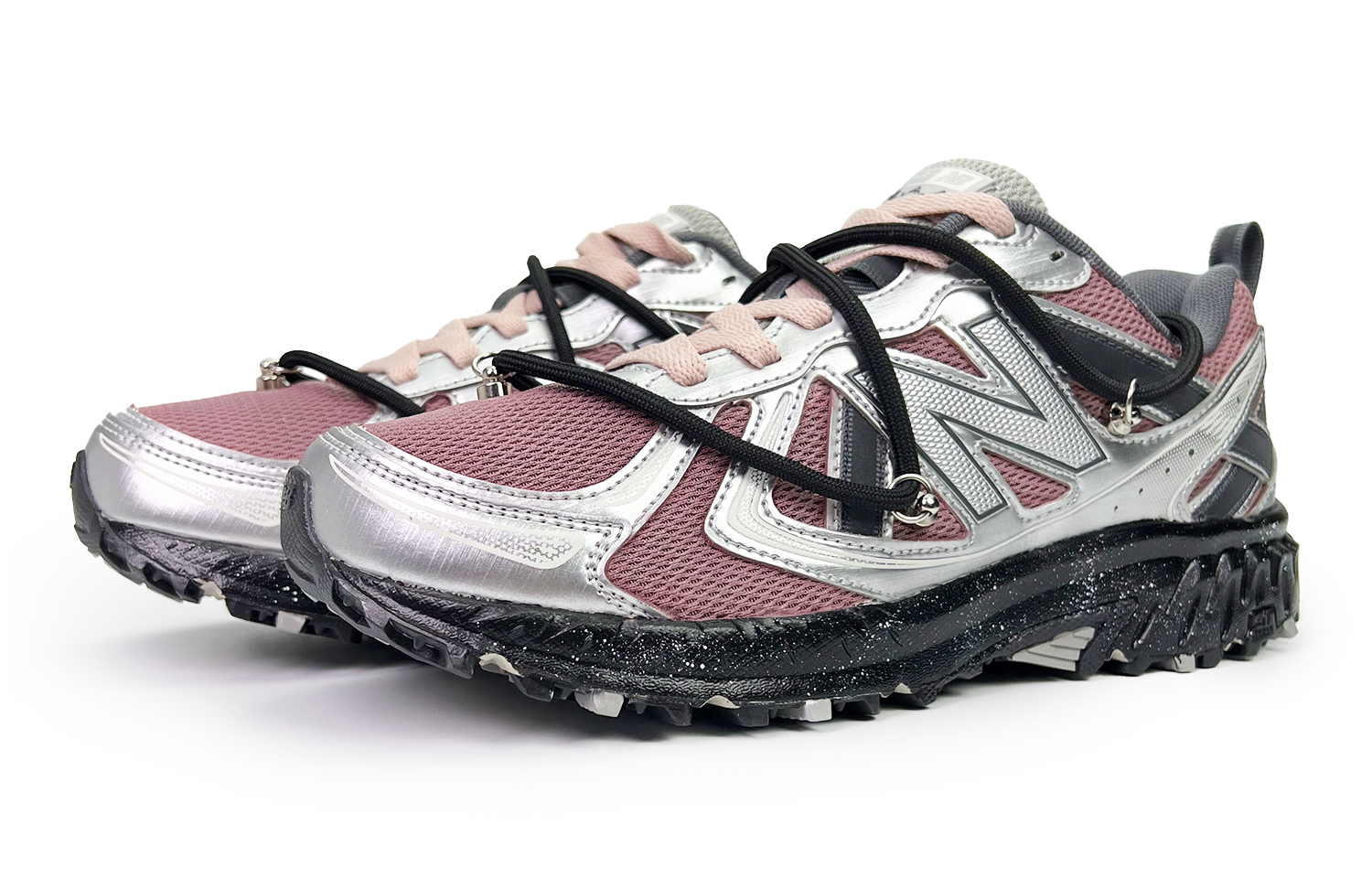New Balance NB 410 Low top Running Shoes Unisex Pink Silver Black