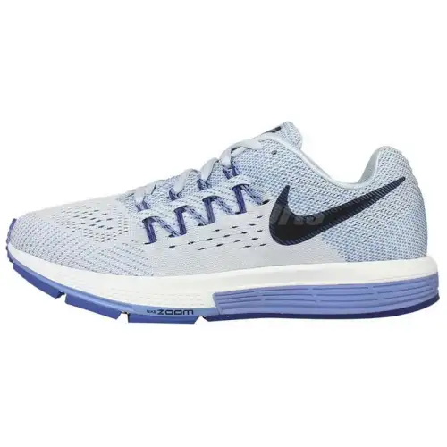 Nike Air Zoom Vomero 10 Slip Resistant Abrasion Resistant Low top Casual Running Shoes Women's Blue Narrow