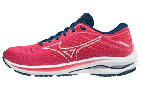 Mizuno Wave Rider 25 Running Shoes Women's Low Top Red