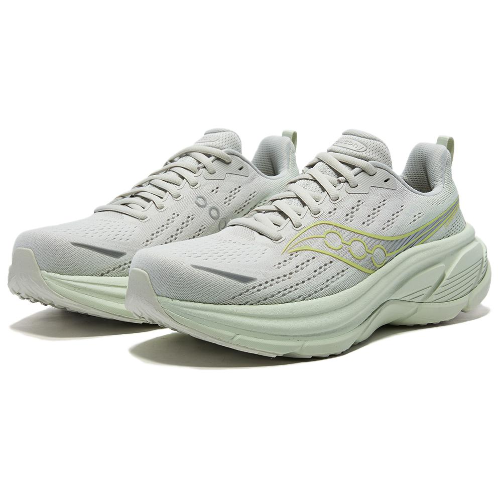 Saucony Hurricane 25 Support Rebound Support Rebound Running Shoes Unisex Gray Green