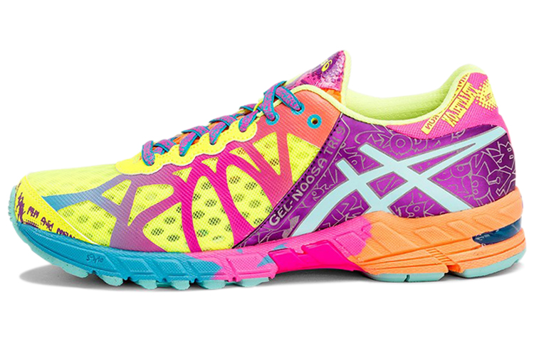 Asics Gel Noosa Tri 9 Low top Running Shoes Women's Yellow Multicolor