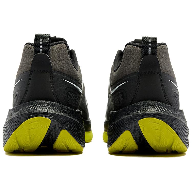 QIAODAN Slip Resistant, Abrasion Resistant, Rebound Low top Sprint Running Shoes Men’s Brown Black Green