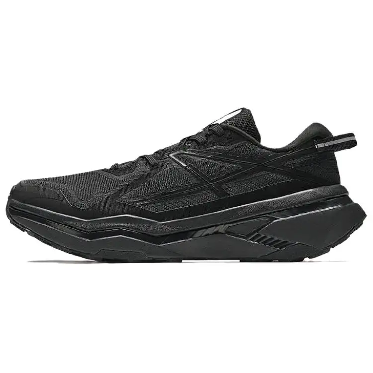Anta Peregrine Falcon 2 Cushioning Slip Resistant Lightweight Low top Racing Running Shoes Men's Basic Black