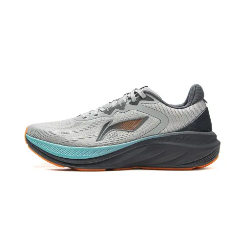 Li Ning Leisurely V2 Cushioning Slip Resistant Abrasion Resistant Breathable Low top Casual Running Shoes Men's