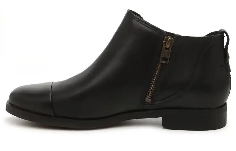 Timberland Top Grain Cow Leather Ankle Length Outdoor Boots Black