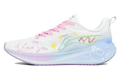 Li Ning Wuyue Cushioning Slip Resistant Cushioning Slip Resistant Low top Casual Training Running Shoes Women's