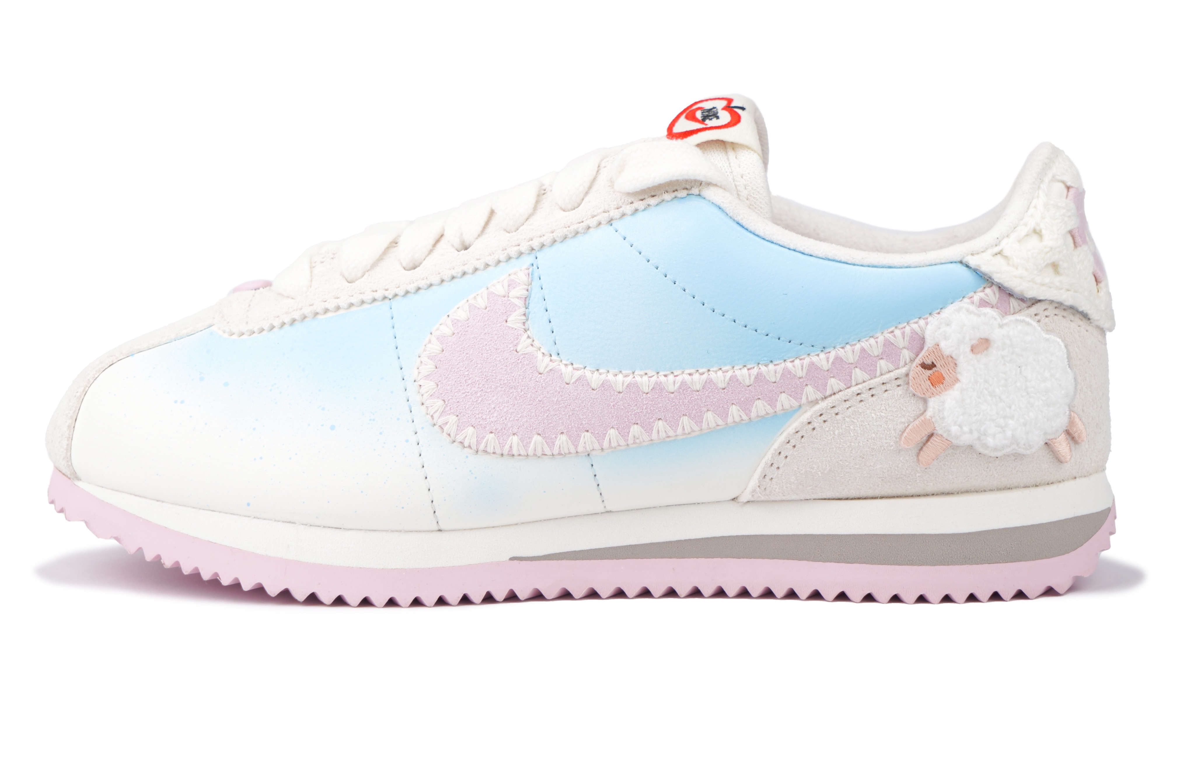 Nike Cortez Abrasion Resistant Low top Running Shoes Women’s Blue Pink